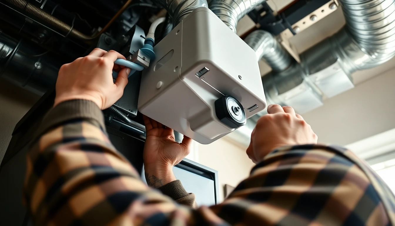 Home Humidifier/Dehumidifier Installation